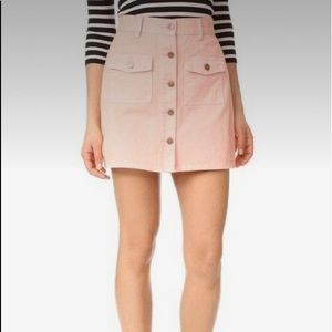 MP/D MINK PINK light wash Denim Mini Skirt.